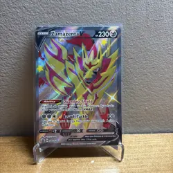 Pokemon SWSH Black Star Promo Shiny Ultra Rare Zamazenta V SWSH293 NM (DB) - Image 1