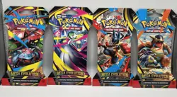 Pokemon Mega Evolutions Sleeved Booster Packs - 4 Full Art Set Collection Sealed - Image 1