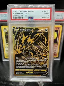 Pokemon TCG Eternatus VMAX Shining Fates SV122/SV122 PSA 9 Mint Condition - Image 1
