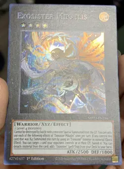 Yugioh Exosister Mikailis MP23-EN256 Prismatic Secret Rare 1st Ed NM w/Tracking - Image 4