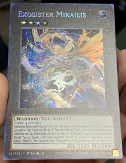 Yugioh Exosister Mikailis MP23-EN256 Prismatic Secret Rare 1st Ed NM w/Tracking - Image 5
