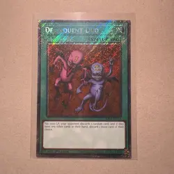 Yu-Gi-Oh! Delinquent Duo RA04-EN114 Platinum Secret Rare Near Mint 1st Edition - Image 1