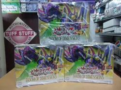 (3) YU GI OH DOOM OF DIMENSIONS 1ST BOOSTER BOX LOT - Image 1