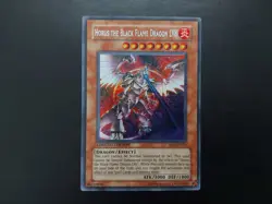 Yugioh - Horus the Black Flame Dragon LV8 EEN-ENSE1 Secret Rare Promo - Image 1