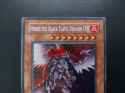 Yugioh - Horus the Black Flame Dragon LV8 EEN-ENSE1 Secret Rare Promo - Image 2