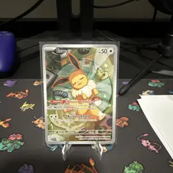 Pokemon TCG Eevee - 173 SVP Prismatic Evolutions ETB Promo Card - Image 1