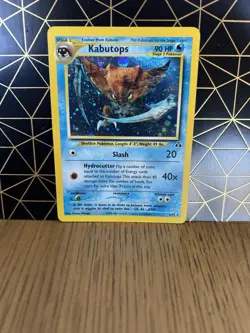 Pokemon TCG Kabutops Neo Discovery Holo Card 6/75 Unlimited Rare - Image 1