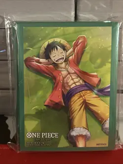 ONE PIECE TCG Official Card Sleeves ST21 EX Deck Monkey Luffy PACK OF 70 Sealed - Image 1
