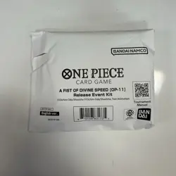 One Piece Card Game A Fist of Divine Speed (OP-11) Release Event Kit Sealed - Image 1