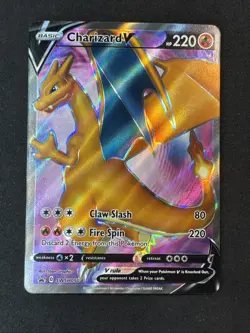Charizard V SWSH050 SWSH: Sword & Shield Promo Cards Holo Pokemon MJ - Image 1