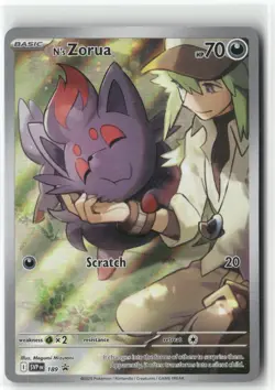 N's Zorua, Pokemon SV: Scarlet & Violet Promo Cards Promo, 189 NM - Image 1