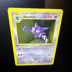 Haunter 029/102 Base Set Shadowless 1st Edition Pokemon Card WOTC - Image 5