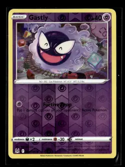Pokemon Gastly 064/196 Lost Origin Reverse Holo Common 2 Card Lot - Image 1