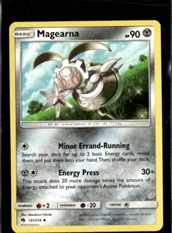 Pokemon Magearna 131/214 Lost Thunder Non Holo Uncommon 2 Card Lot - Image 1