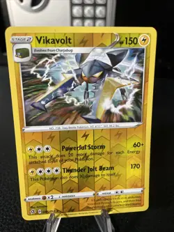 Vikavolt #66/192 Rebel Clash Reverse Holo Rare Pokemon Card Reverse Holo - Image 1