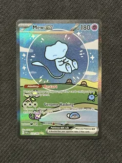 NM Mew ex 232/091 Paldean Fates Special Illustration Rare Holo Pokemon Card - Image 1