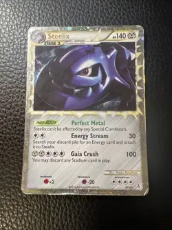 # Steelix Prime 87/95 Ultra Rare Holo HGSS Unleashed Pokemon Card 2010 TCG - Image 1