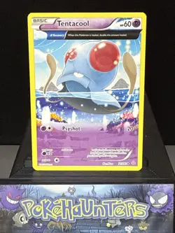 Pokemon Card Tentacool 71/160 XY Primal Clash Non Holo Half Art Rare Played - Image 1