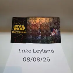 Star Wars Shatterpoint Foil Promo Card x1 (Pic is of front and back) - Image 1