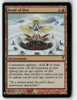 magic the gathering Braid of Fire The List Reprints Foil #78 - Image 1