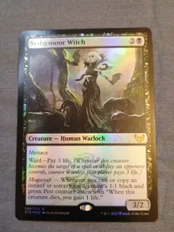 Sedgemoor Witch #86 (Foil) (NM) Strixhaven STX Magic MTG - Image 1