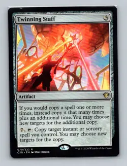 1x Twinning Staff (070) Commander 2020 C20 MTG Magic NM - Image 1
