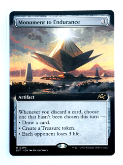 Monument to Endurance (Extended Art) - Aetherdrift (DFT) - #394 - Artifact Rare - Image 1