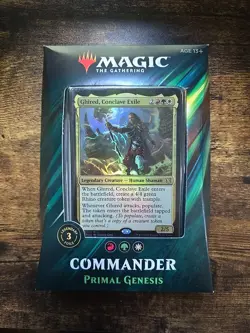 Magic the Gathering MtG Commander 2019 PRIMAL GENESIS Theme Deck FACTORY SEALED 630509892495 - Image 1