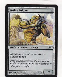 MTG: Mirrodin: Foil: Yotian Soldier - Image 1