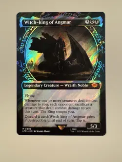 Witch-King of Angmar Showcase SURGE FOIL MTG LOTR NM - Image 1