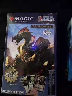 Magic the Gathering Lot- UP Sleeves/Playmats, Duel Decks, Spellbook, Event Deck - Image 5