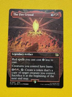 The Fire Crystal (Borderless) Final Fantasy Regular - Image 1