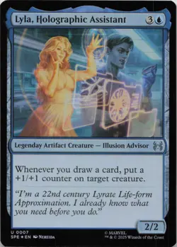 Lyla, Holographic Assistant - FOIL - U Marvel's Spider-Man: Eternal-Legal 7 - MT - Image 1