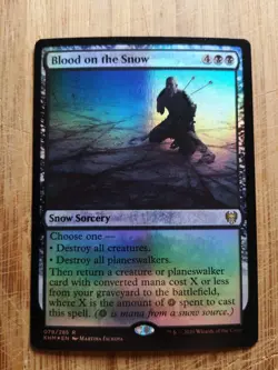 Blood On The Snow - Foil - Kaldheim - NM - EN - 079 - Image 1