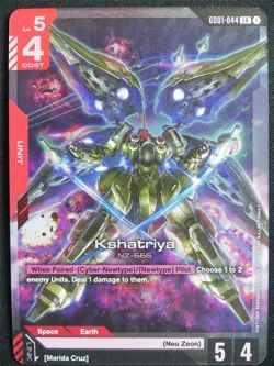 Kshatriya GD01-044 LR - Gundam Card #5PA - Image 1