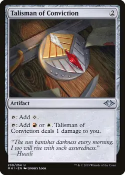 Talisman of Conviction Modern Horizons MTG NM - Image 1