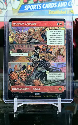 Maximum Carnage (Borderless) Marvel's Spider-Man Foil - Image 1
