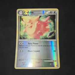 2011 Pokemon Call Of Legends Clefable 1/95 Reverse Holo MINT - Image 2