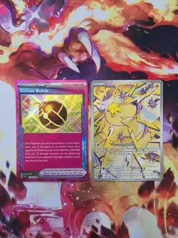 Pokemon Stellar Crown Lot X2 NM Joltik 150/142 Full Art IR Deluxe Bomb 134/142 - Image 2