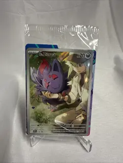 N's Zorua 189 SEALED Journey Together ETB Promo Black Star Illustration Pokemon - Image 1