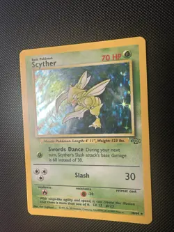 Scyther Jungle 10/64 Holo Rare Vintage Pokemon TCG WOTC Near Mint NM+ - Image 3
