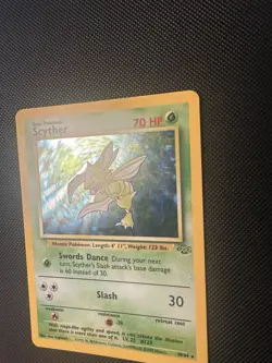 Scyther Jungle 10/64 Holo Rare Vintage Pokemon TCG WOTC Near Mint NM+ - Image 4