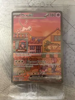 Pokemon 2023 SV 151 TCG Mew EX Black Star Promo Holo Card SVP en 053 Nm+ Sealed - Image 1