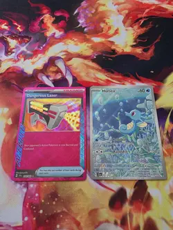 Pokemon Shrouded Fable Lot X2 NM Horsea 67/64 Full Art IR Dangerous Laser 58/64 - Image 3