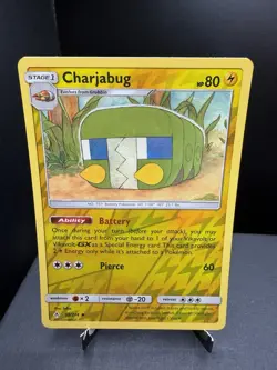Pokemon TCG SM Unbroken Bonds Charjabug 58/214 Reverse Holo Uncommon NM! - Image 1