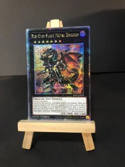 Red Eyes Flare Metal Dragon RA01-EN038 Quarter Century Secret Rare NM 1st Yugioh - Image 3