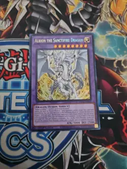 Yu-Gi-Oh! Albion the Sanctifire Dragon Prismatic Secret Rare MP24-EN082 - Image 1