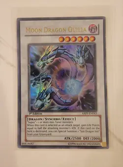 Yu-Gi-Oh! 1st Edition Moon Dragon Quilla #ABPF-EN043 - NM! Ultra Rare - Image 1
