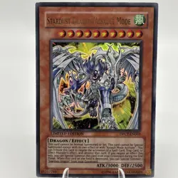 Yugioh Stardust Dragon/Assault Mode DPCT-EN003 Ultra Rare Limited Edition Lp - Image 1