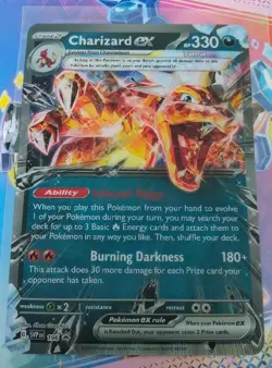 Charizard EX 196 - Lenticular Jumbo Card - Black Star Promo - Pokemon TCG - Image 1